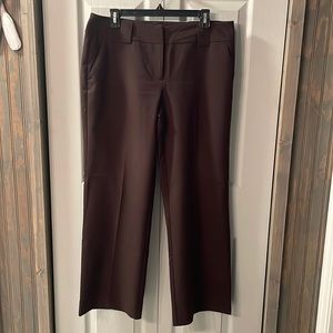New York and Company Pants Brown size 10 Tall 29” inseam was hemmed